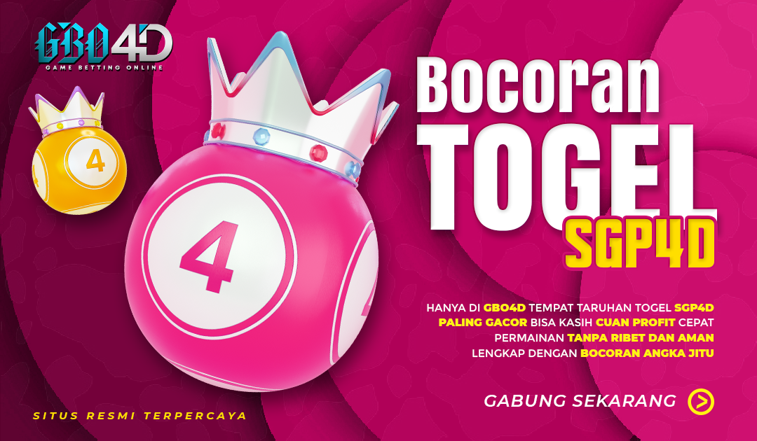 Bocoran Sgp 4D Terbaru di Situs Bandar Togel Terpercaya Gbo4D: Tips dan Strategi Menang